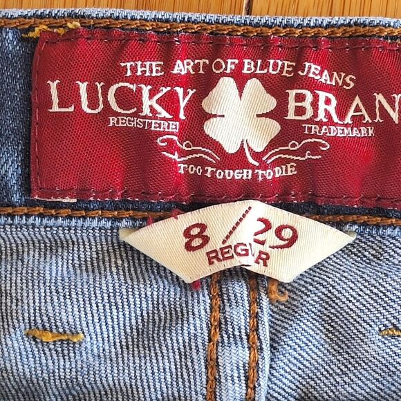 Lucky Brand Jeans Sofia Boot Regular 8/29 Mid Rise Curvy Fit Bootcut 30" inseam - Picture 7 of 16